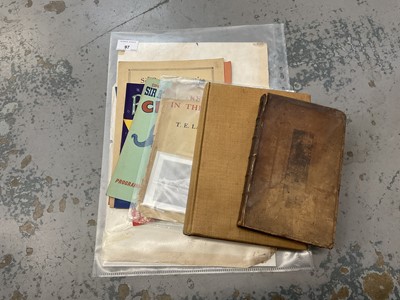 Lot 97 - Books and ephemera