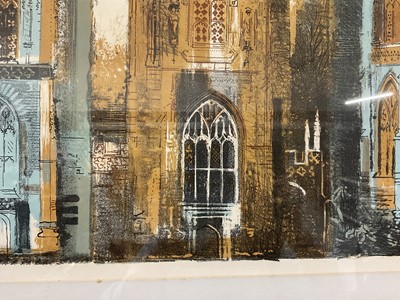Lot 951 - *John Piper (1903-1992) signed limited edition lithograph – Three Somerset Towers, 48/70, in glazed frame