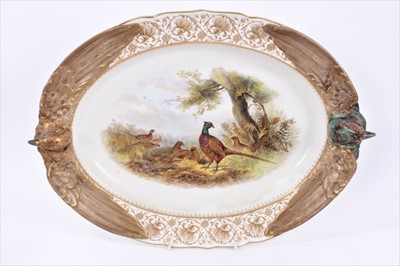 Lot 124 - Royal Worcester Vitreous Game Bird dinner service