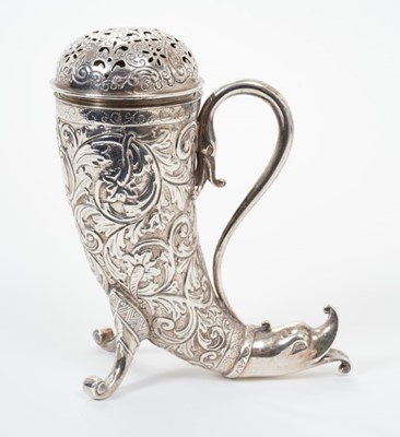 Lot 291 - Victorian silver sugar castor, 5.7ozs