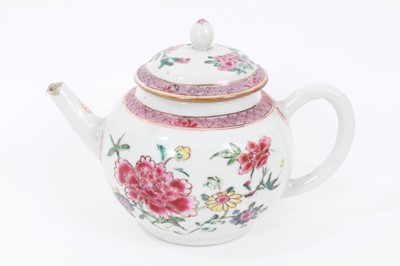 Lot 83 - A Chinese famille rose teapot and cover