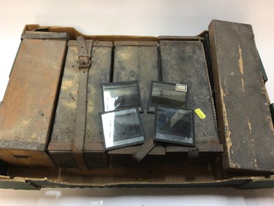 Lot 2427 - Various boxes of glass magic lantern slides