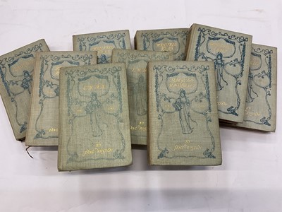 Lot 1677 - Novels of Jane Austen illistrated by Charles Brock, in cream binding, 9 (of the set of 10)