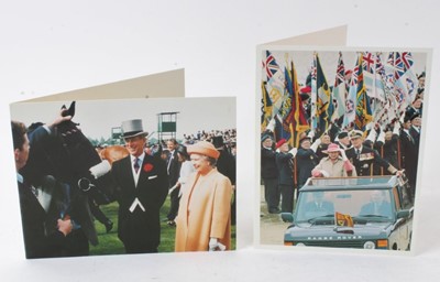 Lot 68 - H.M. Queen Elizabeth II and H.R.H. The Duke of Edinburgh, two signed Christmas cards for 1992 and 1994