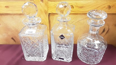 Lot 1248 - Lot of Edinburgh crystal and other glassware