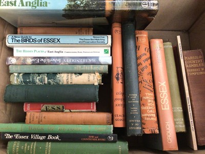 Lot 867 - Two boxes of Essex Review periodicals and other East Anglian related books