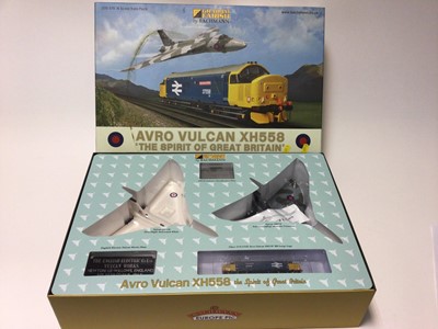 Lot 1 - N Gauge Graham Farish by Bachmann Avro Vulcan XH558 "The Spirit of Great Britain" 370-375, in original box with certificate