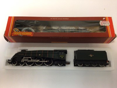 Lot 6 - Hornby OO Gauge LMS Class 5 4-6-0 No 4657, LNER B12 locomotive R866, BR Class 52 Diesel Western Courier R368, BR Class A4 locomotive "Mallard" R309, all boxed
