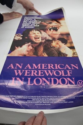 Lot 1405 - An American Werewolf in London - Australian daybill movie theatre poster