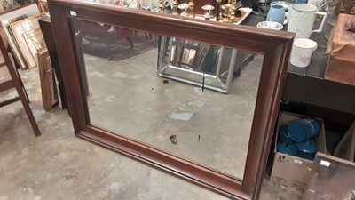 Lot 1369 - Large rosewood framed mirror.