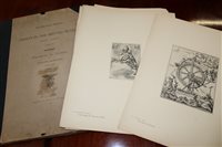 Lot 622 - Fine quality folio of etching specimens -...