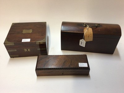 Lot 2445 - Three 19th century boxes