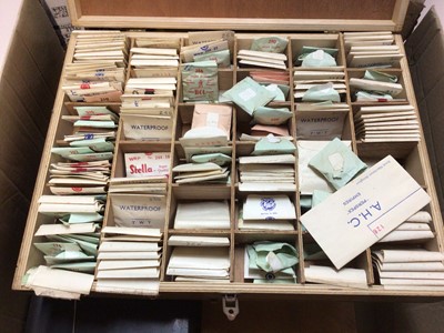 Lot 2433 - Four boxes of watchmaking equipment, including lathes, watch faces, etc