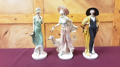 Lot 1348 - Collection of 12 Royal Doulton Classique figures
