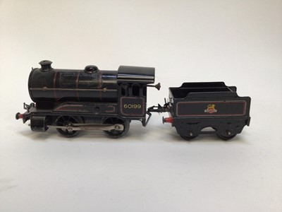 Lot 28 - Railway O Gauge unboxed selection of tinplate clockwork locomotives including Hornby, Bing etc. plus some tenders (QTY)