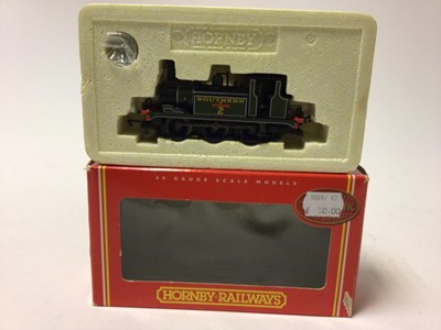 Lot 64 - Hornby OO gauge LBSC 0-6-0 Terrier Class AIX 'Piccadilly No. 41' R2483, LBSC 0-6-0 Terrier Class AIX 'Fulham No. 44' R2605 LBSC 0-6-0 Terrier Locomotive 'Brighton Works 32635' R2406, SR Terrier Loc...
