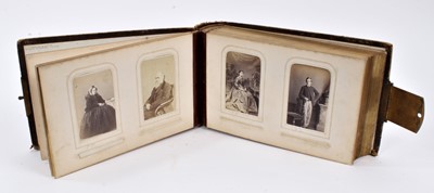 Lot 1070 - Historic Darwin family photograph album, believed to have been compiled by Emma Darwin