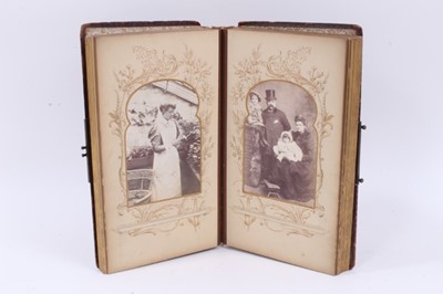 Lot 1071 - Late 19th century photograph album, potentially of Darwin interest, but all sitters unidentified