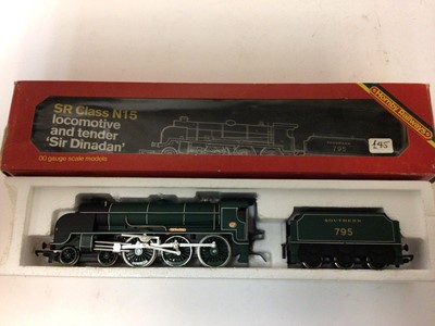 Lot 68 - Hornby OO gauge selection of boxed items including BR 4-4-0 Schools Class 'Clifton' R084, MR Compound No. 1000 R355, SR Locomotive Sir Dinadan R154, SR Battle of Britain Class Spitfire R374, Battle...