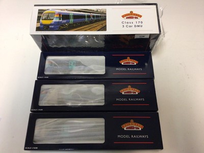 Lot 110 - Bachmann OO gauge Class 170/2 DMU three car unit Anglia One 32/464 boxed