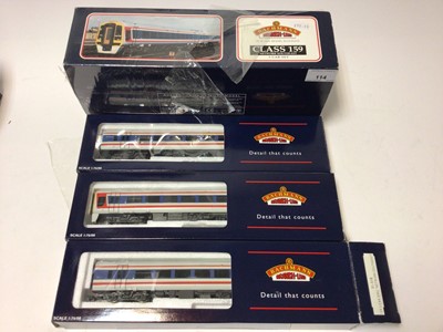 Lot 114 - Bachmann OO gauge 159 three car DMU Network Southeast 31-510 boxed