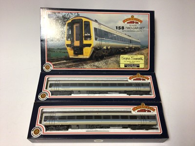 Lot 117 - Bachmann OO gauge 158 two car DMU Regional Railways 31-500A and Wypte Metro 31-502 both boxed (2)