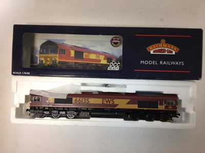 Lot 138 - Bachmann OO gauge Class 66 Diesel 66135 EWS 32-725, Class 66 Diesel 66612 Forth Raider Freightliner 32-728 both boxed (2)