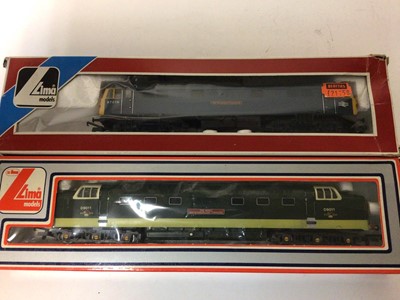 Lot 149 - Lima OO gauge Diesel Locomotives 87019 Sir Winston Churchill 20 5175 WGP, D 9011 The Royal Northumberland Fusiliers 20 5106 MWG, 57480 Super Sprinter 20 5050 A1, 57480 Super Sprinter, 52443 Super S...