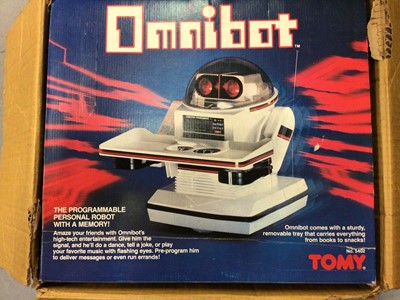 Lot 1854 - 1980 Tomy Omnibot, in original box with all accessories - in working order with new batteries