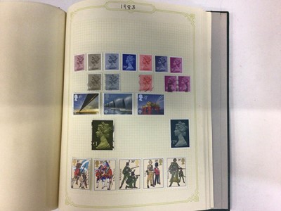 Lot 1548 - Three albums of GB including GB presentation sets, mint and used and others.