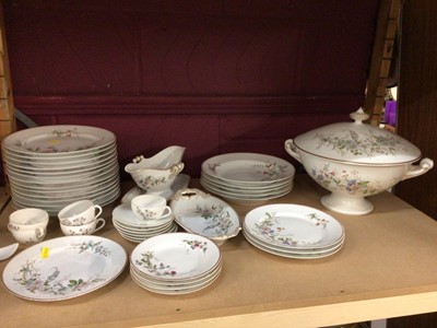 Lot 892 - Collection of 19th century hand painted tablewares