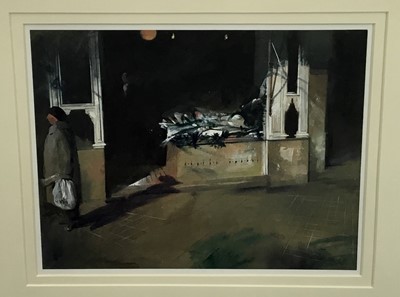 Lot 103 - Leslie Charles Worth (1923-2009) watercolour - Fishmongers Hall, Madrid