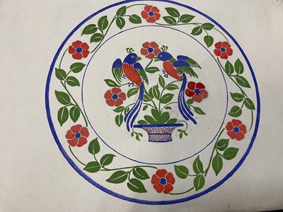 Lot 228 - Large collection of late 19th / early 20th century original ceramic designs, including work by Camille Solon (Minton's artist) and others