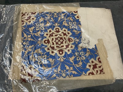 Lot 228 - Large collection of late 19th / early 20th century original ceramic designs, including work by Camille Solon (Minton's artist) and others