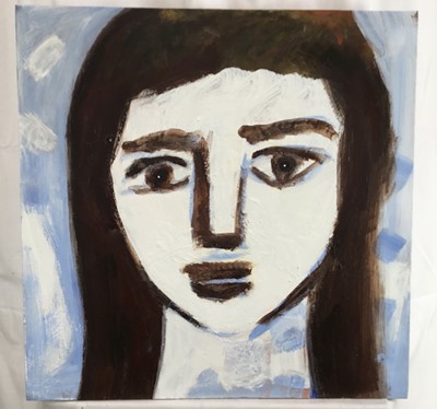 Lot 240 - Peter McCarthy (contemporary) oil on canvas, head