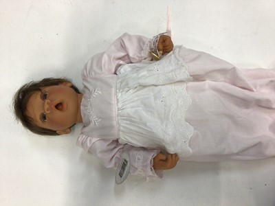 Lot 1803 - Reborn Baby Doll by Berenguer 50cm and a Lee Middleton baby doll by Reva