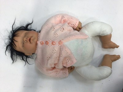 Lot 1807 - Reborn baby doll by Berenguer 50cm.