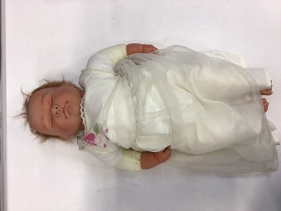 Lot 1808 - Reborn baby doll by Berenguer 50cm.