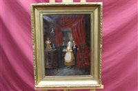 Lot 977 - 19th century German School oil on canvas -...