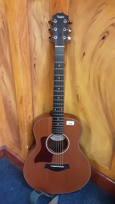 Lot 2256 - Taylor GS mini left-handed acoustic six string  guitar