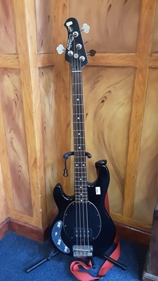 Lot 2258 - Sterling Musicman ‘Ray34’ left-handed four string electric guitar