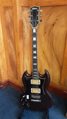 Lot 2265 - 1970s Antoria left-handed electric six string ‘Woodstock’ guitar, made in Japan