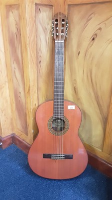 Lot 2255 - Yamaha left-handed classical six string acoustic guitar, 150A.
