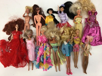 Lot 1819 - Quantity of mainly 1990's Barbie dolls, plus two Yue-Sal, oriental dolls etc.