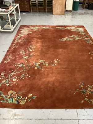 Lot 1542 - Very large Chinese carpet