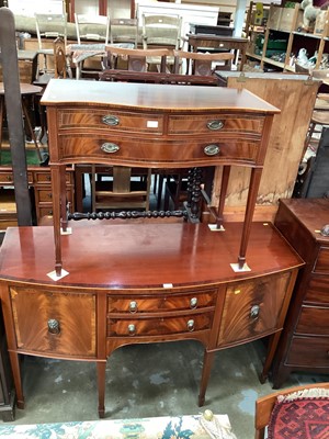 Lot 1204 - Redman and Hales dining room suite, table, 8 chairs, serving table and sideboard with original purchase receipt. ( cost £5,859 in 1986)