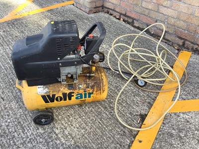 Lot 4 - Wolf air Compressor