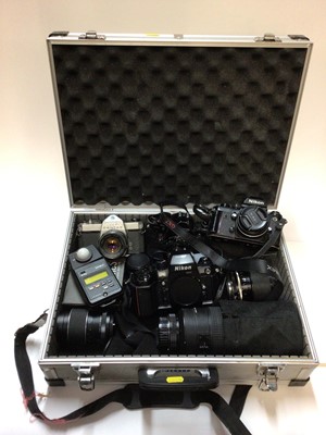 Lot 2353 - Cameras, lenses, tripods and other equipment