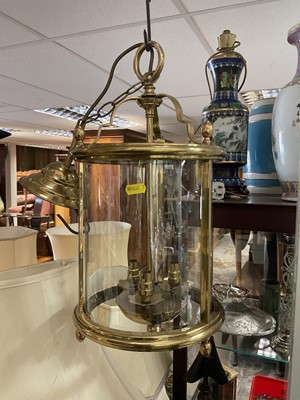 Lot 207 - Cylindrical hall lantern