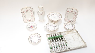 Lot 1209 - Royal Crown Derby Antoinette pattern china